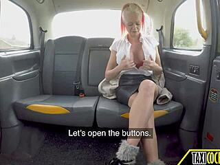 Blonde MILF with flawless breasts engages in sexual activity