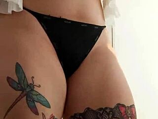 sexy mexican spied in dressing room with thong