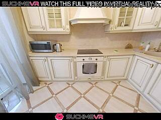 Will Elise Moon Survive Being Fucked In The Kitchen?