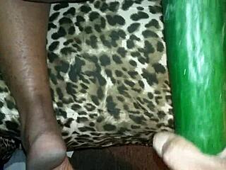 Curly and Bent over engage in doggie style