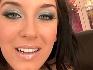 Flaming Hot Brunette Ladies Give Awesome Footjobs And Blowjobs To Lucky Guy!