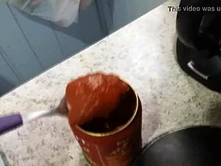 Making hot dog despite being broke as hell