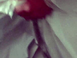 Satin Nightgown Cum Stains