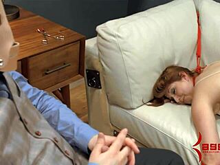 Sclavă BDSM plină de spermă facializată după anal dur