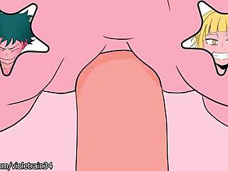 Deku Masturbates Before Fucking Himiko Toga Uncensored Hentai