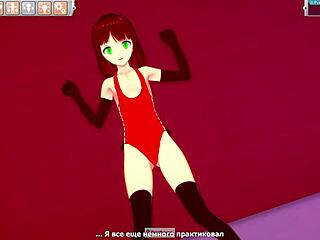 Watch a swimsuit-clad anime girl get the best creampie in this hot video