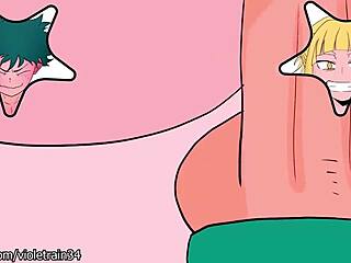 Deku Masturbates Before Fucking Himiko Toga Uncensored Hentai