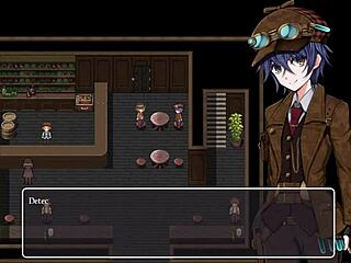 Hot blonde thief steals from museum detective girl steam city part 2