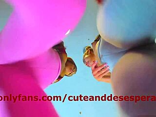 Look at Isabela and Valery dancing and flaunting their tight wet pussies