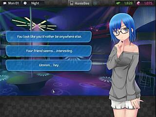 Experience the thrill of a female walkthrough in Huniepop