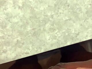 huge cumshot all over my bathroom counter from horny handjob