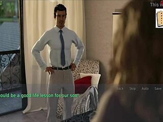 Wife And Stepmother In Erotic Encounter.