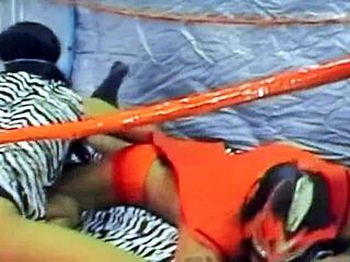 Uiwp Entertainment Wrestler Dragonfly Vs Adriana Milano Mixed Wrestling!