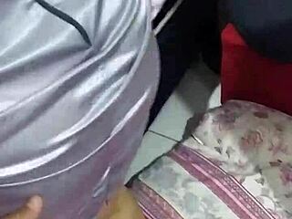 Skirtshouse features silver satin skirt design