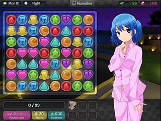 Experience the thrill of a female walkthrough in Huniepop