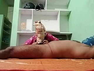 aunty hints at wild public anal and handjob with teen amateur in home setting