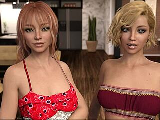 Entrepreneur in sexy thin panties roleplay