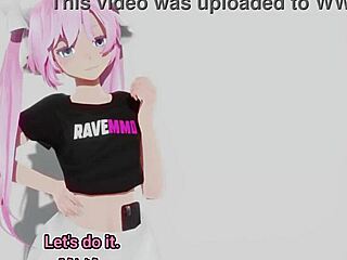 Bratty Anime Girl Rides Big Black Cock