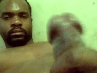 Can you handle this big black cock masturbation to cumshot?