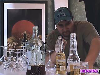 Banging huge tits milf who craves a good hard fuck with family vibes.