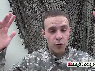 Gay Soldiers On Duty Have Wild Orgy Outdoors