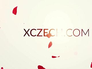 Look at this beautiful Czech teen showing her huge tits.