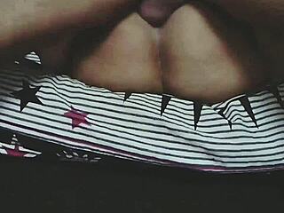 how does the milf masturbate to cum on pussy?