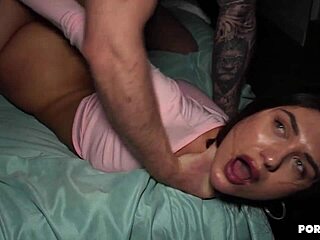 jadilica bends over for rough doggystyle sex, submissive and filmed