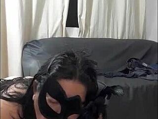 thick stepmom sucks last drop from stepson, he almost vomits