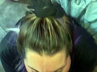 girlfriend enjoys giving homemade blowjobs