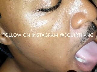 Best Jamaican Pussy Eater Squirtkvng Makes Her Squirt on Earth