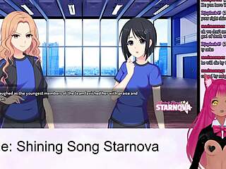 Vtuber explores shining song starnova mariya route in part 5. Detailed gameplay session.