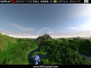 Princess Peach's wild VR ride in Super Mario Bros-themed porn