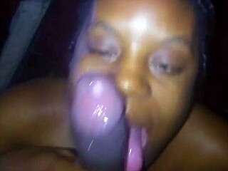 Black cock and creampie: Cat Williams' POV sucking experience