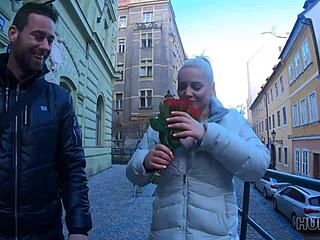 ฮันเตอร์ขัดจังหวะเดต ขย่มสาวมัมบลอนด์นมโตแรงๆ