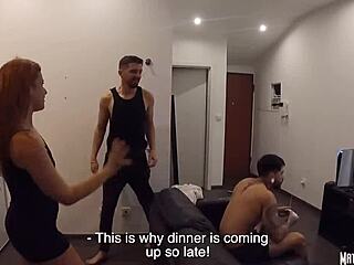 Latina Teen Feels Intense Pleasure Fucking Two Friends While Playing Ps5