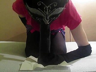 Curious Femboy Explores Deepthroat and Anal with Dildo Fun