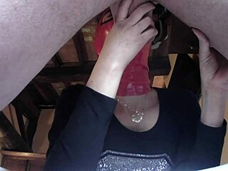 Laura On Hee performs blowjob and deepthroat on sofa in 2021.