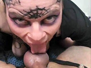 in this great fuck session, she rides big cock and deepthroats