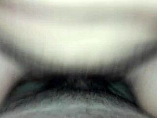 delicia sits all the way down then milks the big cock