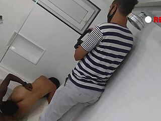 Unbelievable! Nego Blaster and rabuda milf in wild backstage action!