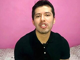 Twink penetrates his stepfather bareback with 21cm thick big cock in the kitchen during gay encounter.