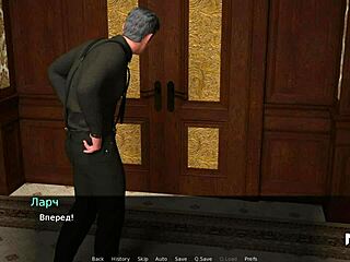 I ride the cute redhead's ripped clothes while gripping her strong cock in this anime hentai scene.