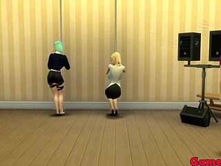 Bulma and Number 17 ask Jiraiya for dance tips. Ends in a wild anime threesome!