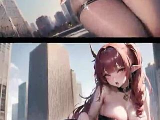 巨人女动漫合集01 巨大动漫巨乳美女 - Giantshaf