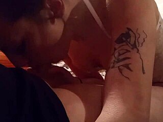 Petite teen slut gives deepthroat blowjob to gangster