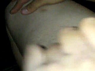 Retro blue film with tattooed model