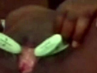 Cyndy Blackslave's Skype webcam session with male dominant for spanking and ejaculation