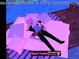 A warm moment unfolds in the cold weather