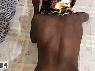 african man connects with stepdaughter after work in a personal moment